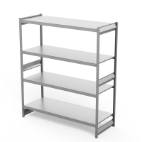 Стеллаж грузовой СГ Ультра (2000х2100х600) 4 яруса, цинк HV Market