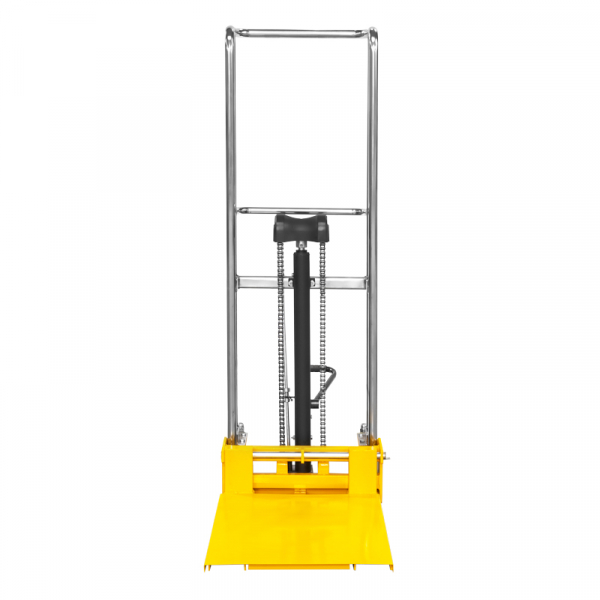 Штабелер гидравлический PJ4150 (400 кг; 1,5 м; с вилами и площадкой) SMARTLIFT HV Market