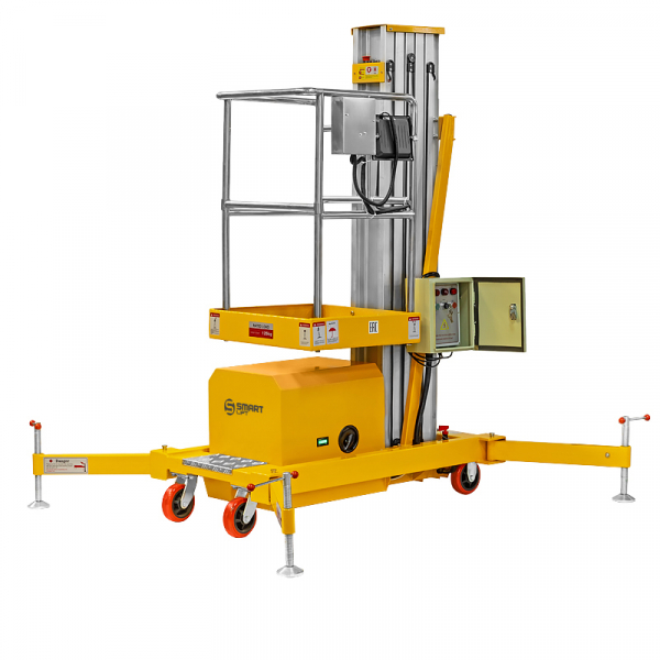 Подъемник мачтовый несамоходный GTWY 8-100 (220В; 125 кг; 8 м) SMARTLIFT HV Market