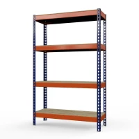 Стеллаж Профи Т (2000/1845/770), 4 яруса фанера, с усилителем HV Market