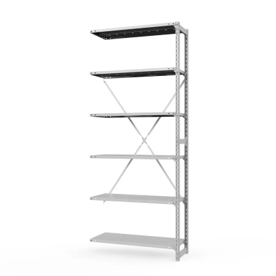 Приставная секция ТСУ Стеллаж (2200х1060х300) 6 полок