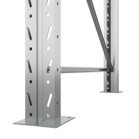 Стеллаж металлический паллетный 5000х1800х1100 мм. Ярусы: пол+3 HV Market