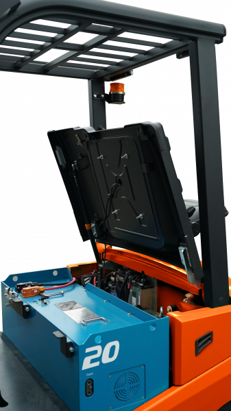 Электрический вилочный погрузчик FE4P20QC Duplex mast (Свинц-кислот 360Ач, В-5000мм) HV Market