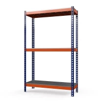 Стеллаж Профи Т (2000/1540/500), 3 яруса металл оц. перф., с усилителем HV Market