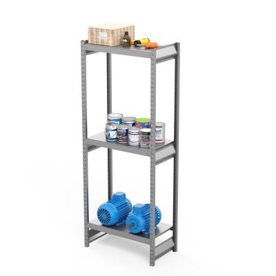 Стеллаж грузовой СГ Ультра (2500х1200х500) 3 яруса, цинк HV Market