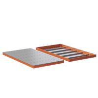 Ярус стеллажа Профи Т, металлический перфорированный настил с усилением (1845х1005 мм) HV Market