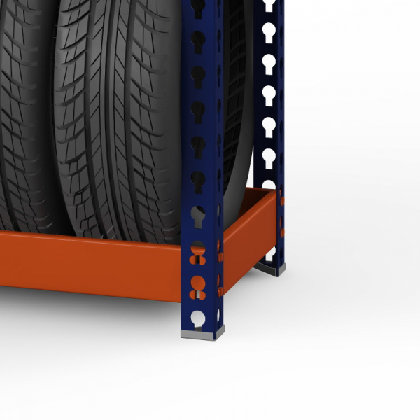 Стеллаж металлический Профи-Т для шин 3000x1240x500 мм. Ярусы:   5 шт. (Т-130/1-3,0) HV Market