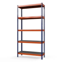 Стеллаж Профи Т (2500/1540/455), 5 ярусов металл оц., с усилителем HV Market