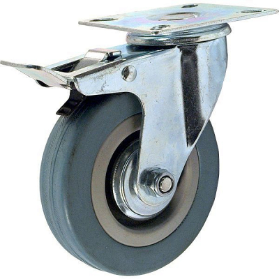 Колесо аппаратное поворотное SCgb 25 с тормозом