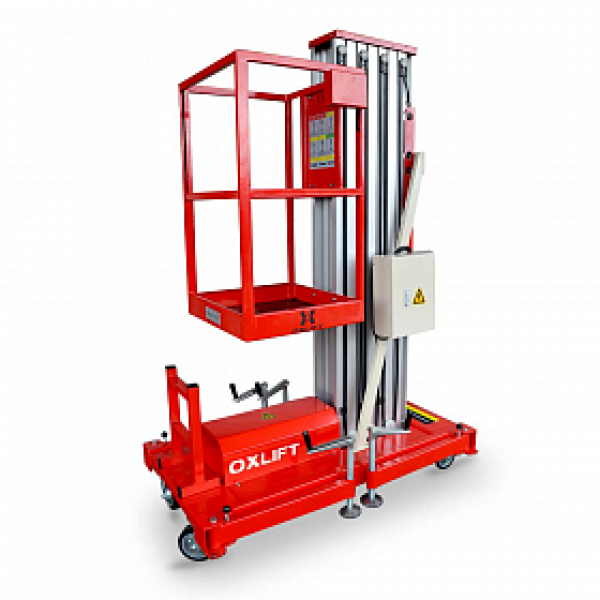 Телескопический одномачтовый подъемник ZX-1-080 OXLIFT 8 м 125 кг HV Market