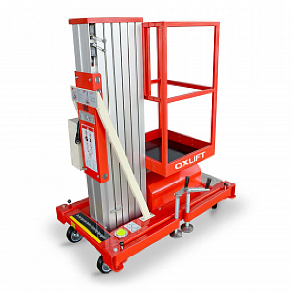 Телескопический одномачтовый подъемник ZX-1-090 OXLIFT 9000 мм 125 кг HV Market