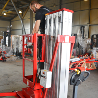 Самоходный одномачтовый подъемник ZXE-1-090 OXLIFT 9000 мм 125 кг HV Market