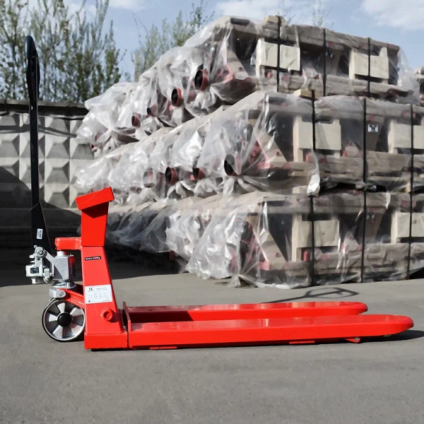 Ручная гидравлическая тележка с весами OXLIFT OX25V 2500 кг HV Market