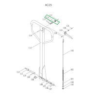Пружина рычага управления режимом работы для гидравлических тележек DS25 HV Market