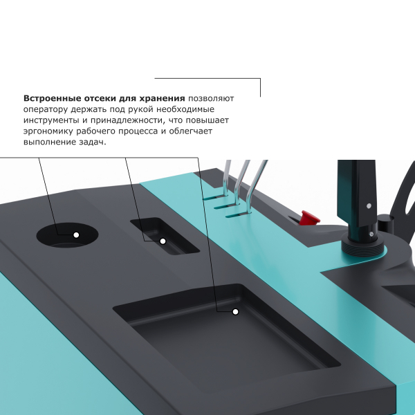Штабелер с выдвижной мачтой (мини-ричтрак) PROLIFT PRO MRV 1655 HV Market
