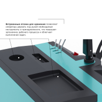 Штабелер с выдвижной мачтой (мини-ричтрак) PROLIFT PRO MRV 2035 li-ion HV Market