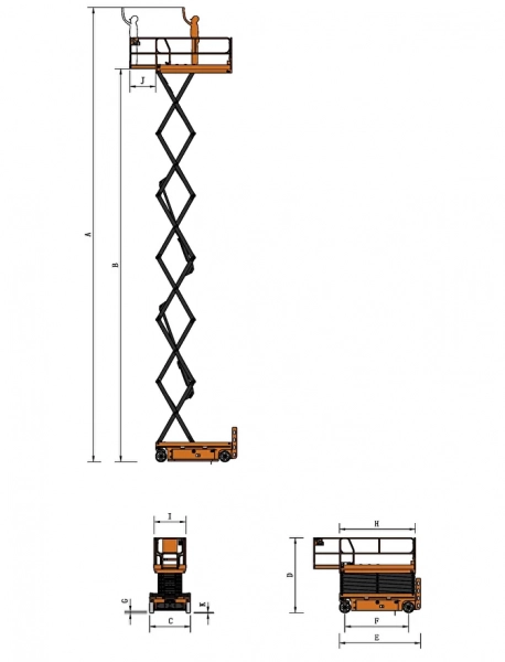 Ножничный подъемник Skyboom SSL-16HD