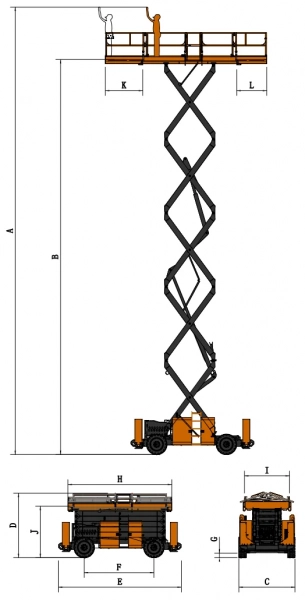 Ножничный подъемник Skyboom SSL-14RT